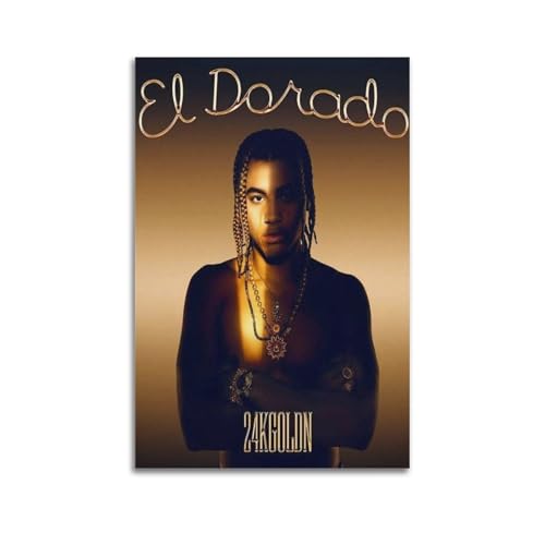 ydhgebn 24kGoldn Poster d'art mural vintage pour chambre à coucher, salon, affiche esthétique et élégante, sans cadre, 20 x 30 cm