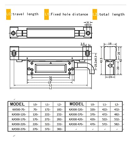 Linear Encoder Axis LCD Digital Readout SDS200 DRO miniatura 7