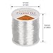 Luter 0.8mm Clear Bead Cord Crystal Elastic Stretchy Bracelet String for Jewelry Making Necklace Bracelet Beading Thread(328ft)