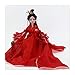 Siunwdiy Décoration Orientale, Poupée De Collection, Poupée Chinoise avec Costume Ancien, Poupée Elfe avec Costume Et Coiffure Exquise en Soie Orientale,S,30cm