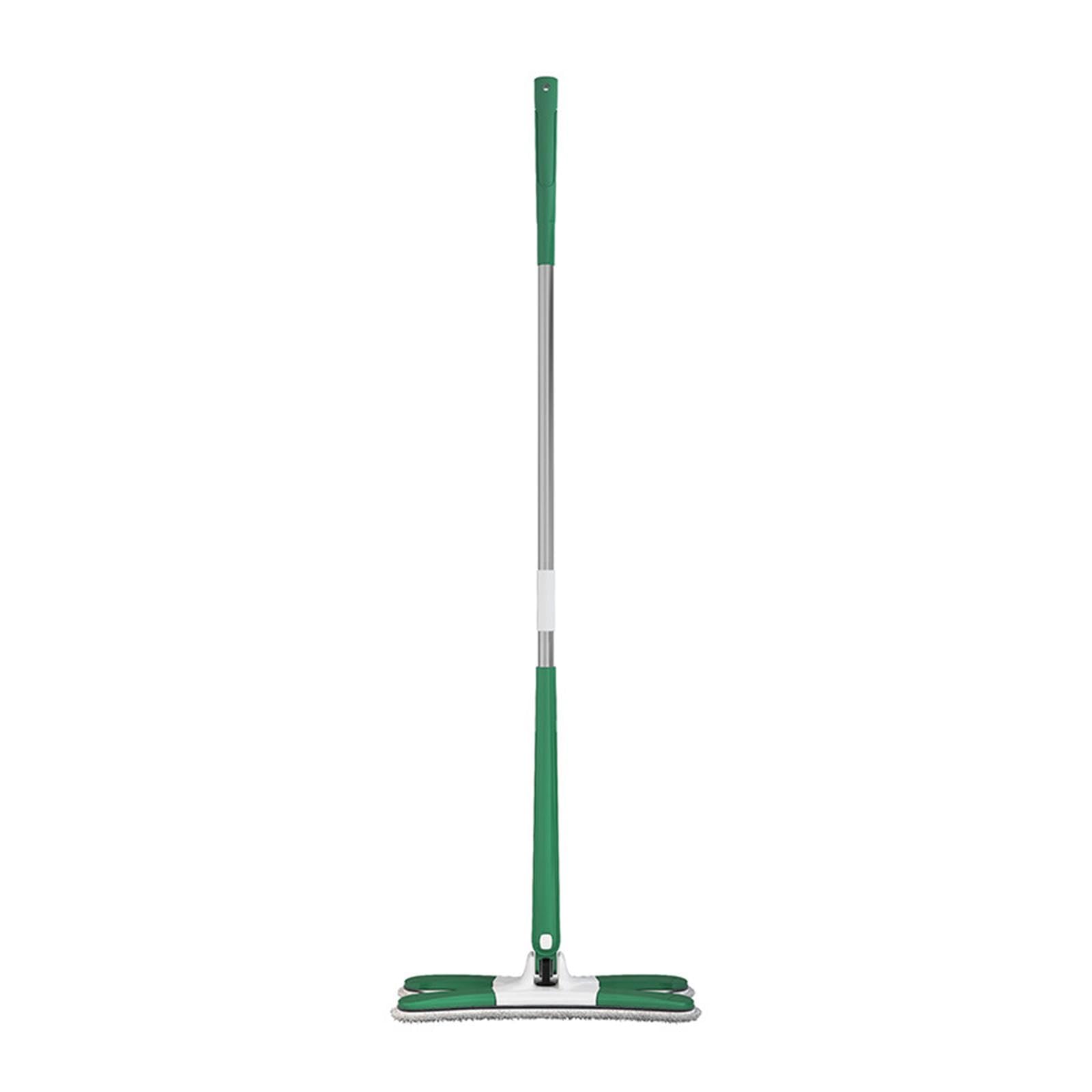Plana Tipo X, Plana de Microfibra, Herramientas de Limpieza para El Hogar, para Polvo Húmedo Y Seco, Plana Fácil de Us, Verde, Individual