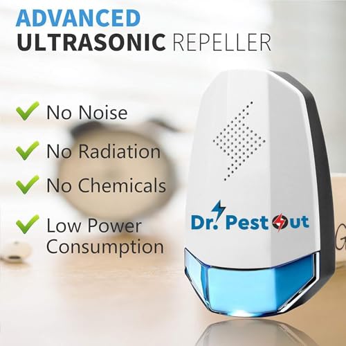 Image of Go Well Ultrasonic Electric Pest Repellent Machine to Repel Mosquito, Lizard, Rat, Cockroach, Home Pest for Reject Ants for Reject Insect Mosquito Killer (PACK OF 4)