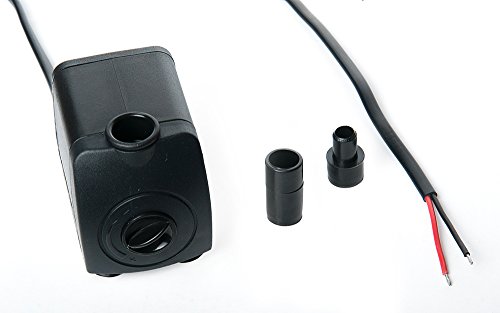 edi-tronic 12V Wasserpumpe 7W 500l/h Teichpumpe Gartenteichpumpe Pumpe Garten Teich Wasser Tauchpumpe Aquariumpumpe