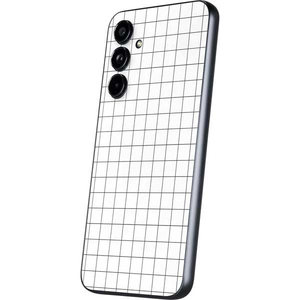 Skinit Phone Decal Skin Compatible with Samsung Galaxy A54 5G - Officially Licensed Skinit Originally Designed White Grid Design