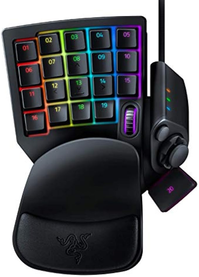 Razer Tartarus V2 Gaming Keypad: Mecha-Membrane Key Switches - One Handed Keyboard - 32 Programmable Keys - Customizable Chroma RGB Lighting - Programmable Macros - Classic Black