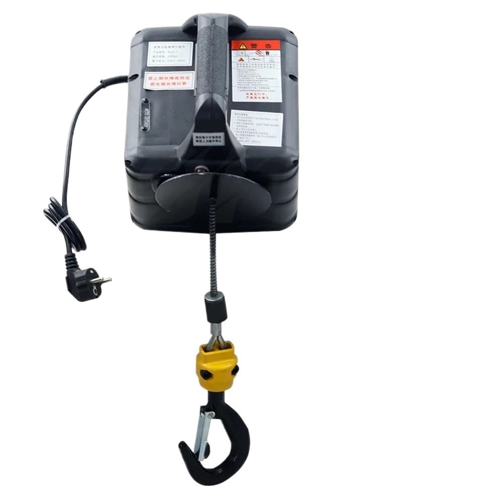 Elektrische Winden Elektrischer Hebezeug 500 kg tragbarer Kran-Elektroheber für Autos, Heimwerkerarbeiten, Frachtumschlag, Heben in der Produktionswerkstatt