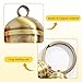 MiOYOOW Dog and Cat Bell, Dogs Copper Collar Bell with Quick Clips Pet Tracker Training Bells for Pet Tracking Walking Hiking