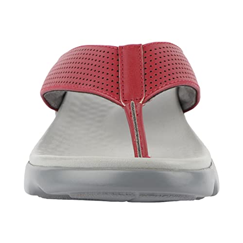 Image of Medifeet Broad Strap Cushioned Leather Slippers for Women