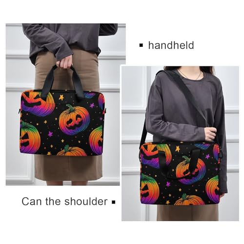 Funda para portátil ALAZA con diseño de calabazas coloridas miniatura 2