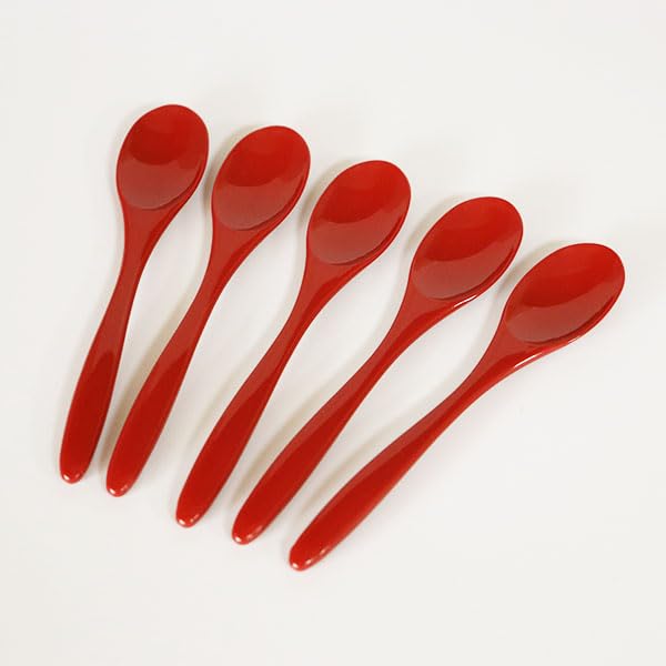 Amazon.co.jp: スプーン ティースプーン 食洗機対応 日本製 朱