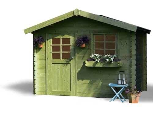 SOLID SUPERIA Abri de Jardin Sologne Autoclave Bois 298 x 298 x 239 cm S877-1