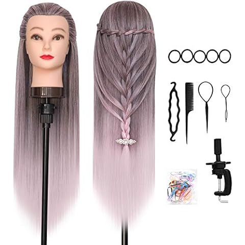 DanseeMeibr Hairdressing Head for Styling Cover