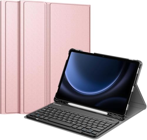 See full amazon price history chart for ATF Keyboard Case for Samsung Galaxy Tab S9 FE 5G 10.9 Inchwith S Pen Holder, Slim Stand Cover Detachable Wireless Bluetooth Keyboard, Pink ATF Keyboard Case for Samsung Galaxy Tab S9 FE 5G 10.9 Inchwith S Pen Holder, Slim Stand Cover Detachable Wireless Bluetooth Keyboard, Pink (B0DF5N18PY) Amazon Price History, Amazon Price Tracker