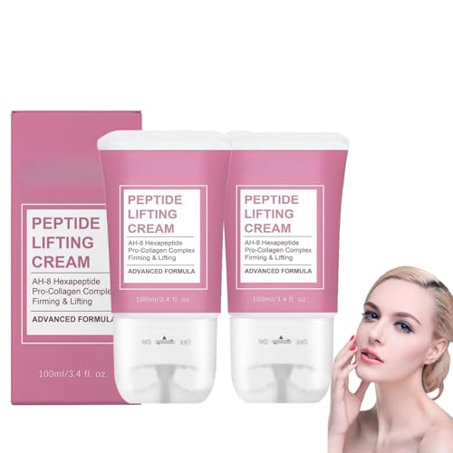 Peptide Lifting Cream - Anti Aging Face & Neck Firming Moisturizer Reduces Wrinkles & Lifts Crepey Skin Hydrating Daily Care for All Skin Types