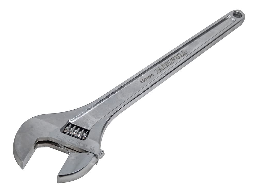 Faithfull  Chrome Adjustable Spanner 450mm (18In) Faias450Mc from B&Q