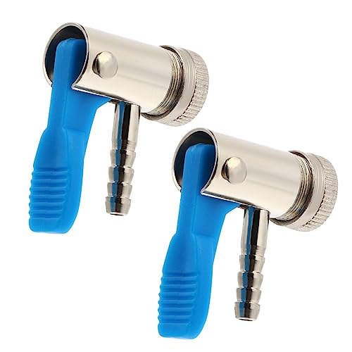 Alipis 2pcs Tire Air Chuck Connector for Quick Tire Inflation Durable Pneumatic Adapter with Coating Compatible with Cars Motorcycles and Electric Vehicles