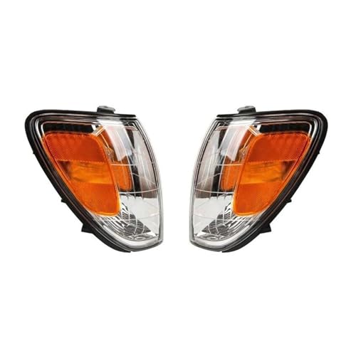BASSJRT Car Front Corner Light, Turn Signal Lamp, Clear Corner Lights, Compatible with Lexus LX470 1998-2007, Yellow(Left)