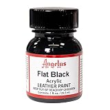 Angelus Lederfarbe Matt Schwarz 29,5 ml