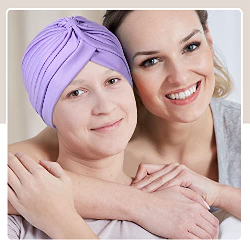 Image of SATINIOR 6 Pcs Stretchy Turban Head Wraps for Women