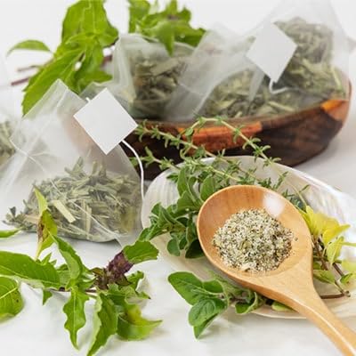 (お茶2種/ハーブ塩1種)国産ハーブティー、ハーブソルトセット うま味調味料不使用の安心万能調味料