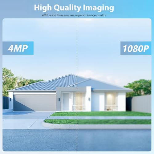 Image of PRAMA PT-NC140D3-N(D2) 4MP Fixed Bullet Network Camera with Advanced IR, IP67, and AI Human /Vehicle Detection | Included PVC Stickers