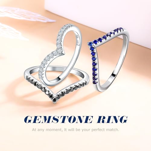 Crisss Cross Ring, Moissanite Wedding Band, 14K Gold Plated Sterling Silver Wedding Rings for Women Stackable Bezel/Curve/Wishbone Eternity Ring for Her, Size 6-104