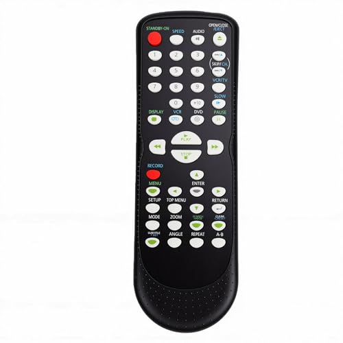 Sharainn Mando a Distancia de Repuesto Apto para Magnavox MWD2206 MWD2205 CMWD2206A, NB179 NB150 Remoto para DVD VCR HiFi VHS Combo Recorder