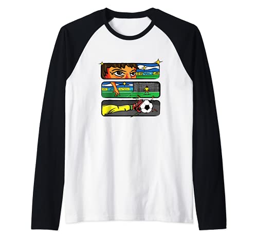 Flag Scotland Raglan Baseball Tee, Black