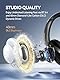 1MORE Sonoflow Pro Kabellose Bluetooth Kopfhörer, Ohrhörer Mit Aktiver Geräuschunterdrückung, Over Ear Headset Mit LDAC, Hi-Res-Sound, Bluetooth 5.4, 100H, Bequeme, Kristallklare Anrufe (Schwarz)