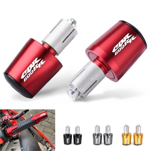 Poignées de guidon de moto CBR600RR bouchons de contrepoids coulissants argent - 5