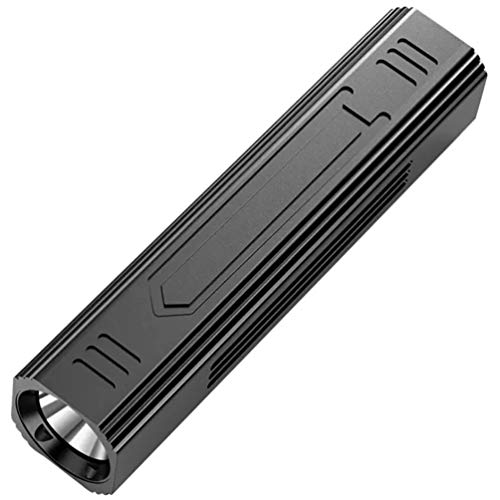 WANDE LED Flashlight Multi-Function Outdoor T6 Glare Light Mini Aluminum USB Flashlight for Camping, Hiking, Hiking, Rock Climbing, Etc.