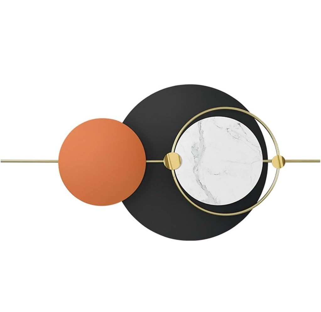 AZHKJKZH Wanddekoration Große Wanddekoration Aus Metall, Moderne Wandkunst, 3D-Wandskulpturen, Handgefertigte Wandbehang-Wanddekoration Für Wohnzimmer Wohnkultur