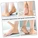 Vaguelly Heel Protective Cover Heel Cushion for Women Men 2 Pairs of Foot Moisture Socks Ankle Support Socks for Plantar Anti-Slip