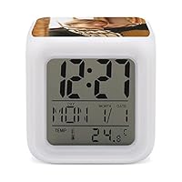 Amazon.co.jp: TWICE ジョンヨン 目覚まし時計 LED デジタル時計