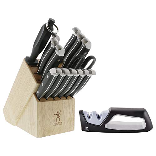 Comparison: Best Henckels Premium Quality 15 Piece 9 Henckels Statement 15-pc Knife Block Set with sharpener