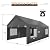 Shintenchi 10x18.5ft Heavy Duty Carport, Portable Garage with Removable Sidewalls, Doors and Ventilated Windows, All-Season Tarp, UV Resistant Waterproof Carport Canopy for Outdoor(Grey)