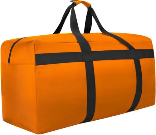 Bolsa de viagem grande, Laranja, 150L, Simples