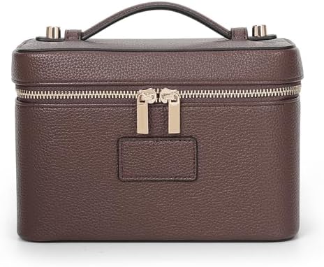 HiTotes Neceser de piel para mujer, neceser de viaje, organizador...