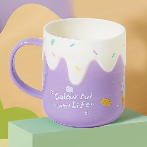 Image of FunBlast Milk Mug for Kids - 420 Ml; Unbreakable Mug for Kids, Milk Mugs for Kids Unbreakable - Milk Drinking Cup for Kids (Purple)