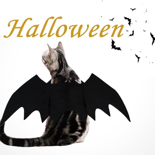 Disfraz Alas de Murciélago para Gatos y Perros Halloween miniatura 2