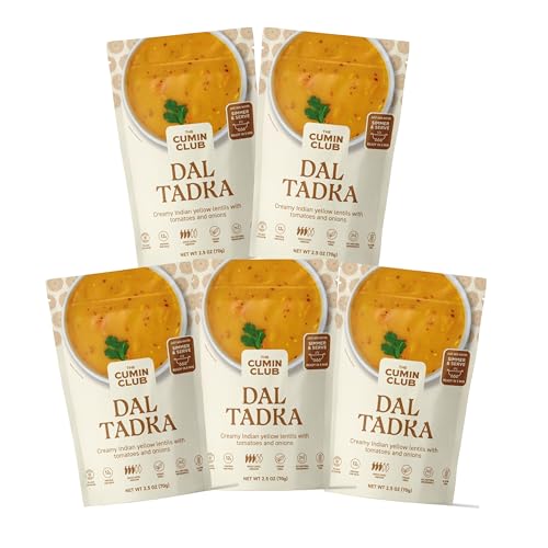 The Cumin Club's Instant Paneer Tikka Masala - Authentic Indian Meal with Regional Flavors, Ready to Eat in Just 5 Minutes - Pack of 5 Pouches for Convenient and Delicious India Cuisine at Home