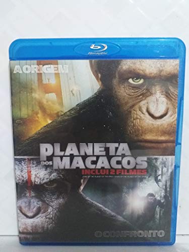 (BLU-RAY) PLANETA DOS MACACOS: A ORIGEM + O CONFRONTO