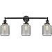 Innovations 205-BK-S-G262 3 Light Adjustable Bathroom Fixture, Matte Black