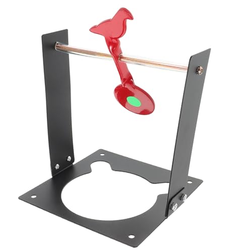 OSOLADY Objetivo de Entrenamiento de Metal con Diseño Grueso y Base Automática para Práctica al Aire Libre, Diana con Forma de Pájaro de Acero Inoxidable para Sesiones de Entrenamiento