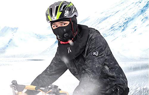 Mozowo Balaclava Winter Full Face Mask, Polyester Fleece Waterproof Hinged Winter Windproof Breathable Outdoors Masks Motorcycle Snowboard Cycling Ski Warmer & Lightweight For Women Men (With Zipper) #TOP7