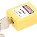 lvifloae 5PCS Industrial Lockout Lock Safety Padlock Engineering Insulated Tagout Padlock Nylon Security Lock with Keys for Industrial Construction Sites Hospitals Power Plants (Yellow)