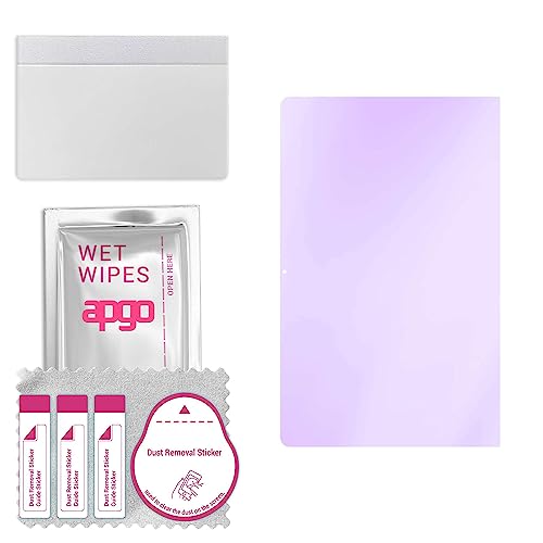 apgo Protector de pantalla Anti-Blue Hybrid Glass 9H para Lenovo Yoga Tab 13