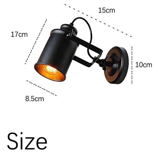 Lámpara de pared LED para dormitorio y pasillo de estilo retro 3