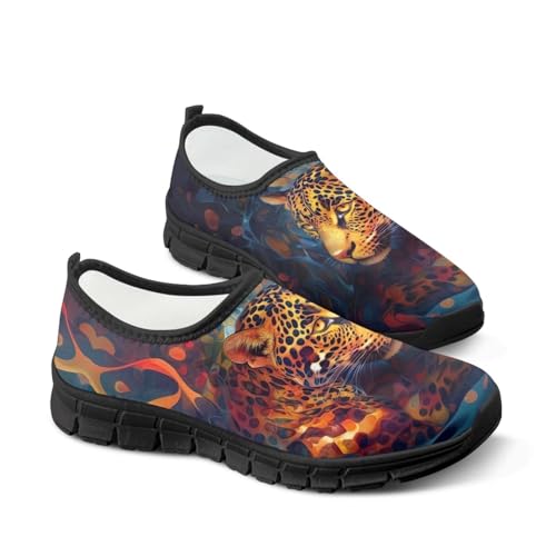 Mens Slip On Casual Shoes Sneakers Cool Animal Walking Shoes for Men4