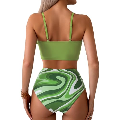 Matching Family Two Piece Swimsuit Set Mommy and Me Bathing Suit Family Matching Swimwear Bikini Sets4